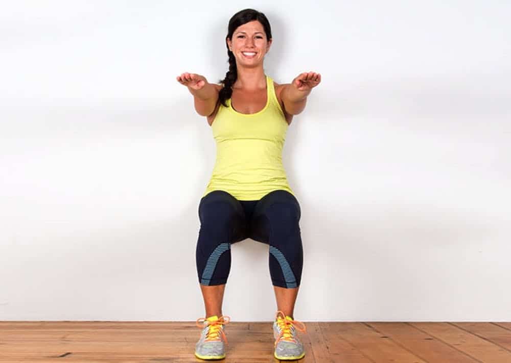 Wall Sits Exercise