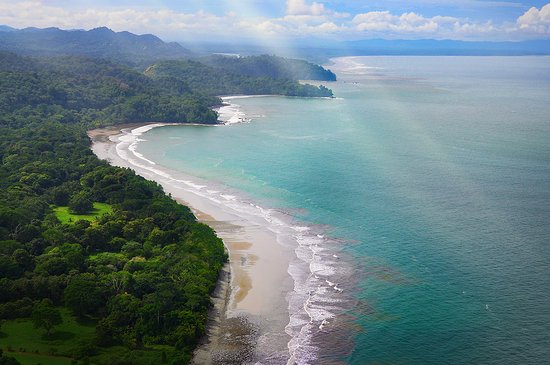 Ballena Beach in in Costa Rica