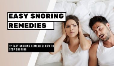 13 Remedies to Stop Snoring