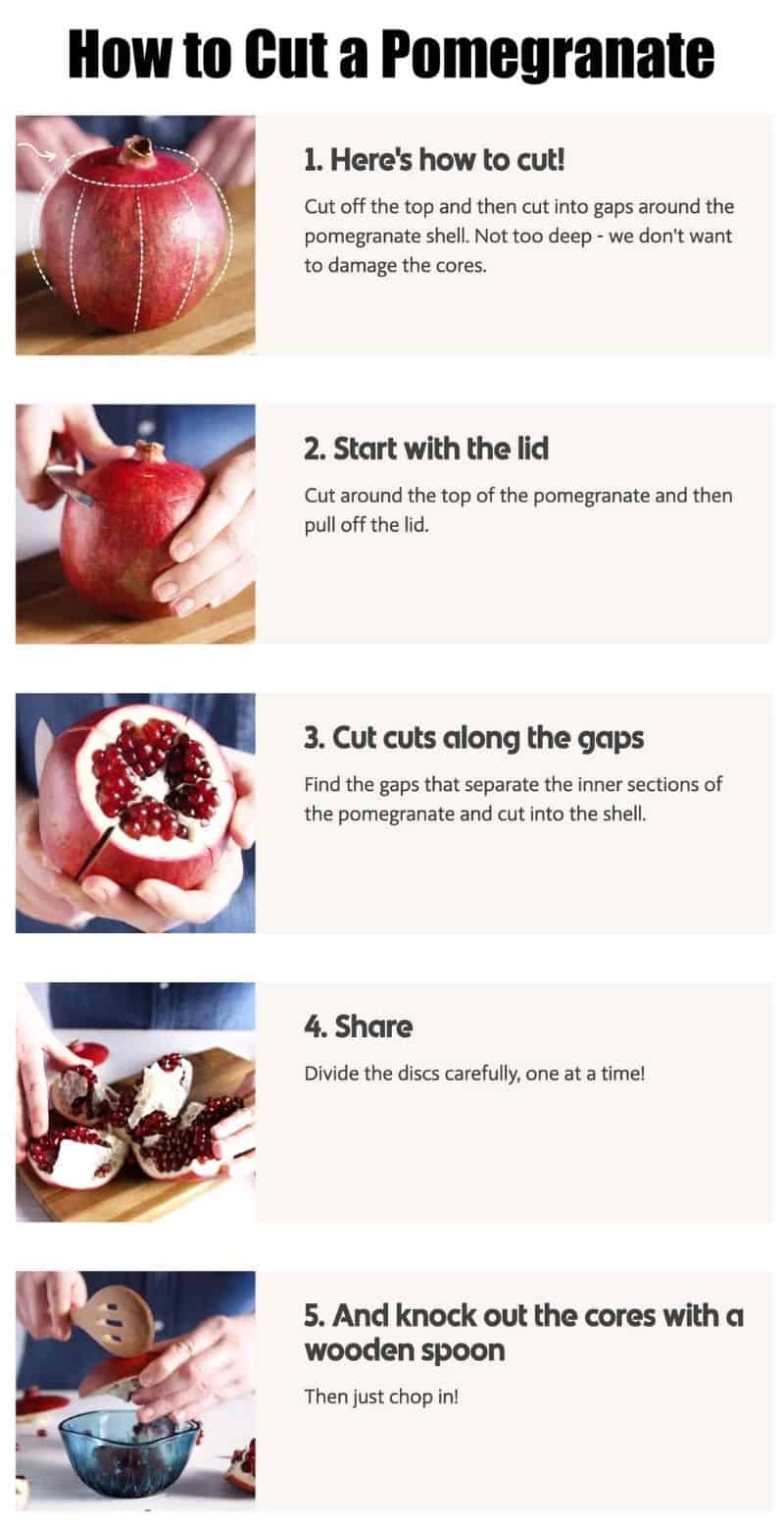 How to Cut a Pomegranate?