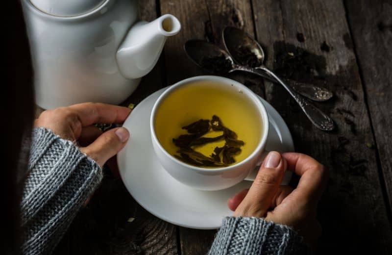Green tea for anti aging skin